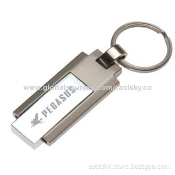 Twist Metal USB Drive, Supports Plug-and-play Function, 64MB to 32GB Memory Capacity